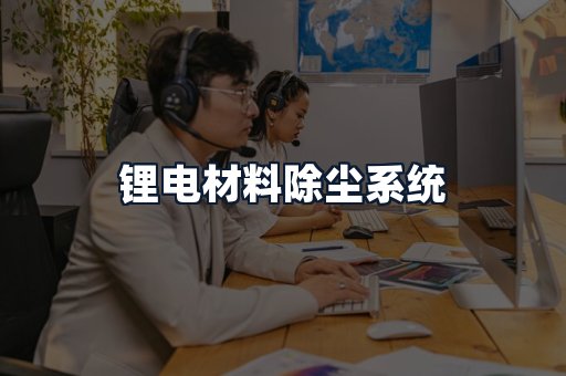 锂电材料除尘系统